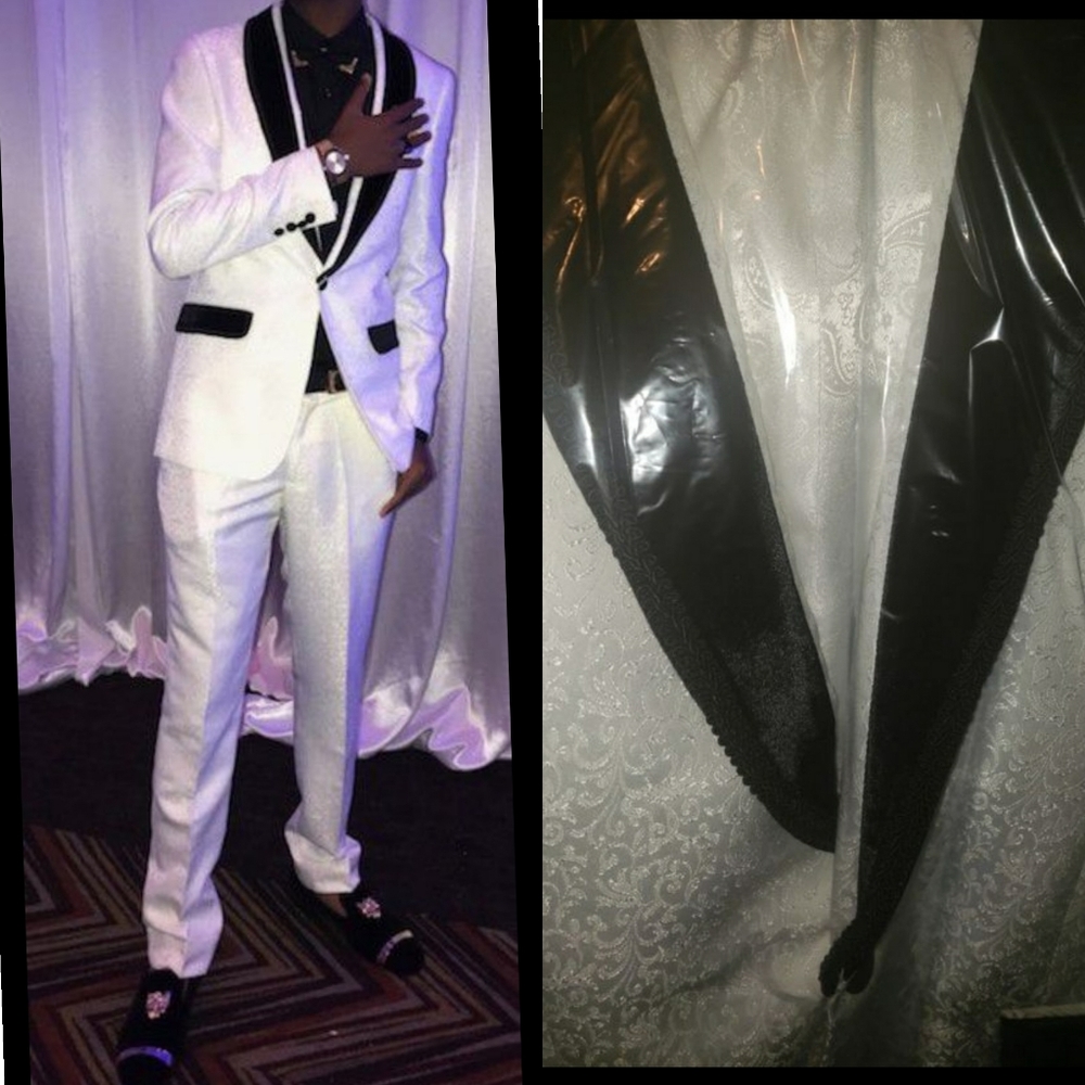 All-white Prom/Formal Suit-Medium 34